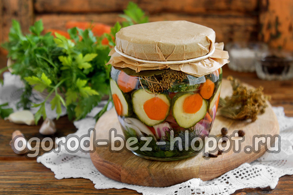 Огурцы в маринаде