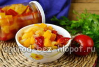 Салат из тыквы с овощами