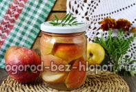 яблоки в сиропе на зиму