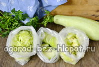 замороженные кабачки