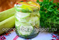 маринованные кабачки на зиму