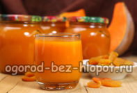 сок из тыквы с курагой