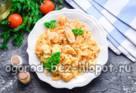 капуста тушеная с курицей
