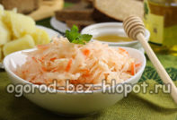 квашеная капуста с медом