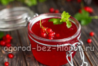 желе из красной смородины