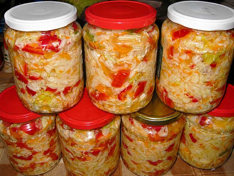 Салат капустный на зиму